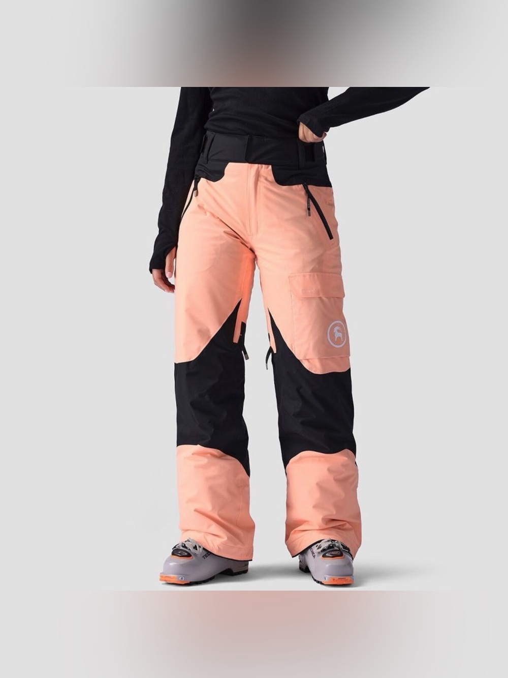 NEW Backcountry Primaloft CrestCruiser Insulated Snow Ski Pants Peach Sky Plus